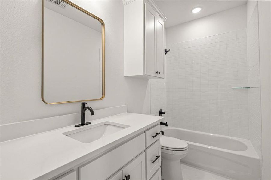 Furnished interior view inside a new home in , Aledo (Image 5).