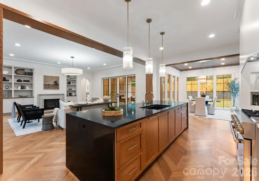 Furnished interior view inside a new home in , Charlotte (Image 7).