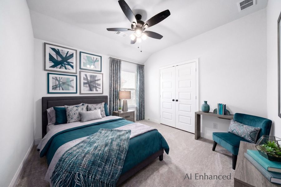 Furnished interior view inside a new home in Summerwood, Red Oak (Image 10).