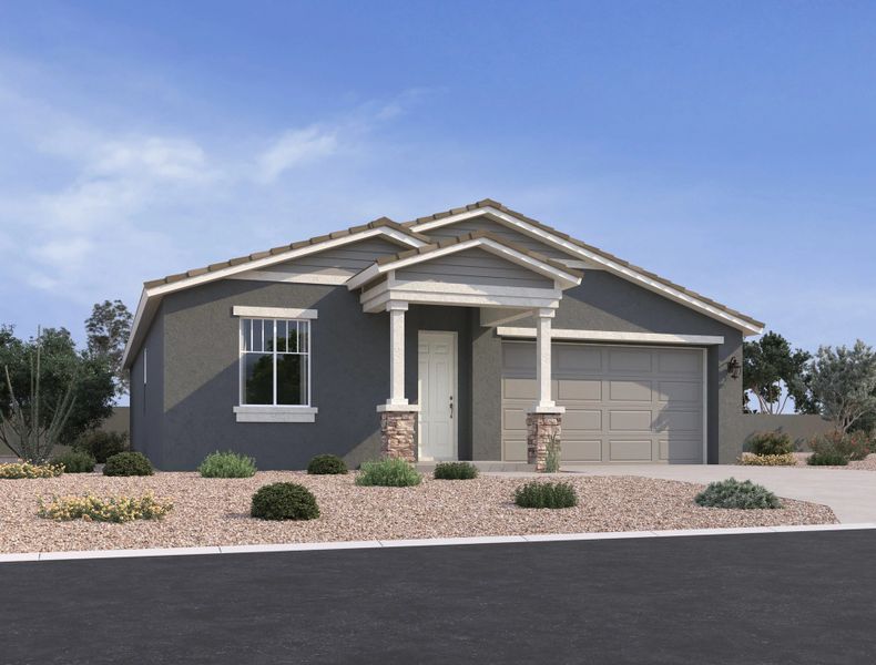 Exterior elevation rendering Exterior elevation rendering
