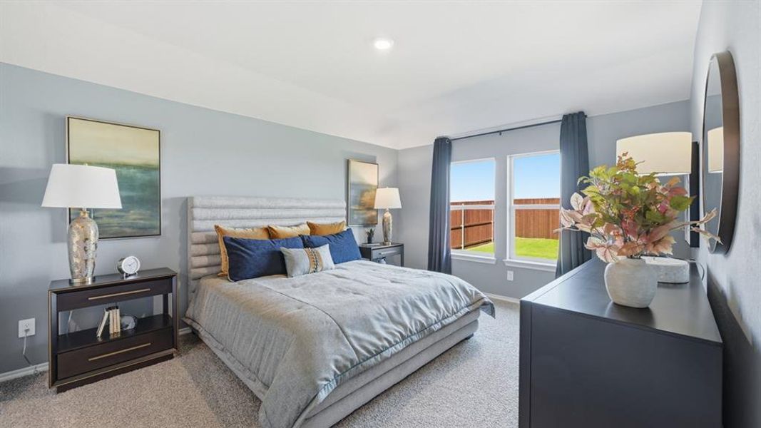 Furnished interior view inside a new home in Lonestar at Liberty Trails, Fort Worth (Image 25).