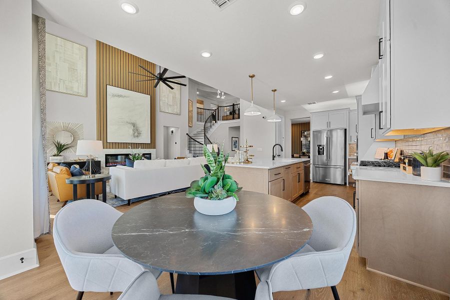 Representative furnished interior of a home built from the The Cameron by Westin Homes in Flora - 60', Hutto (Image 10).