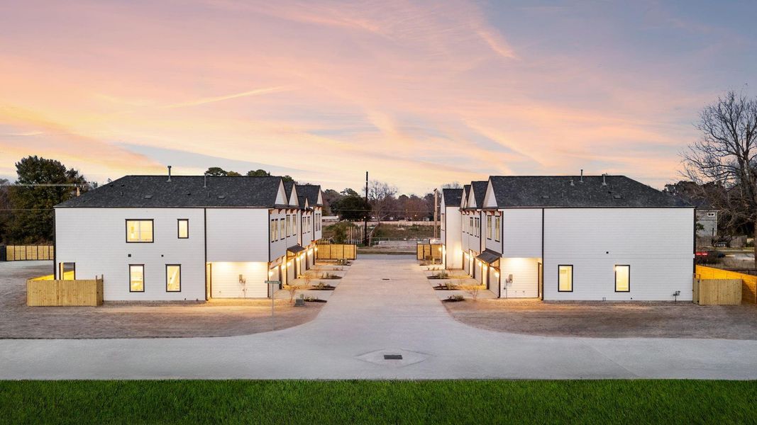 Exterior details and patio area of a home in , Houston (Image 4).