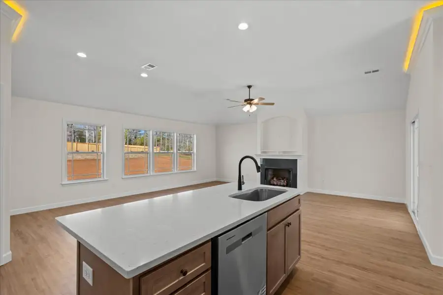 Representative furnished interior of a home built from the Cheshire by Enchanted Homes in Mills Gin, Campobello (Image 5).