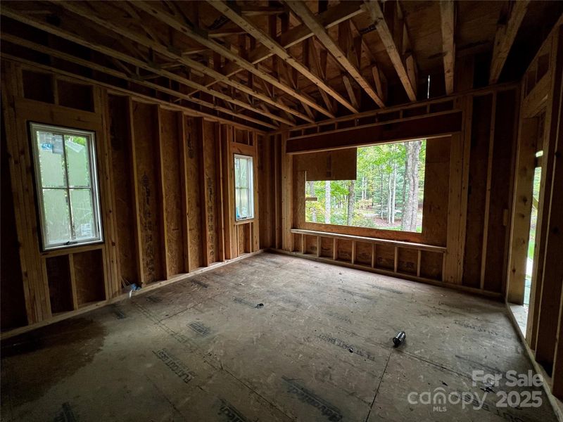 One of 3 guest bedrooms in the basement level. One of 3 guest bedrooms in the basement level.