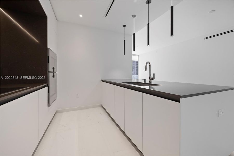 Furnished interior view inside a new home in Aston Martin Residences, Miami (Image 13).
