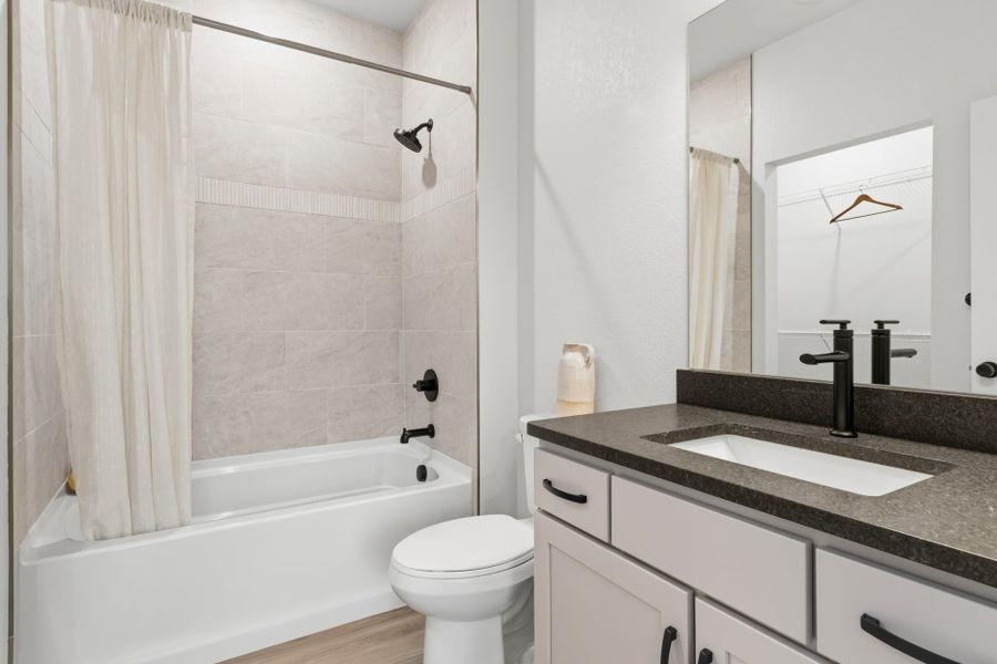 Representative furnished interior of a home built from the The Crestone by Landmark Homes in Northfield at Old Town, Fort Collins (Image 18).