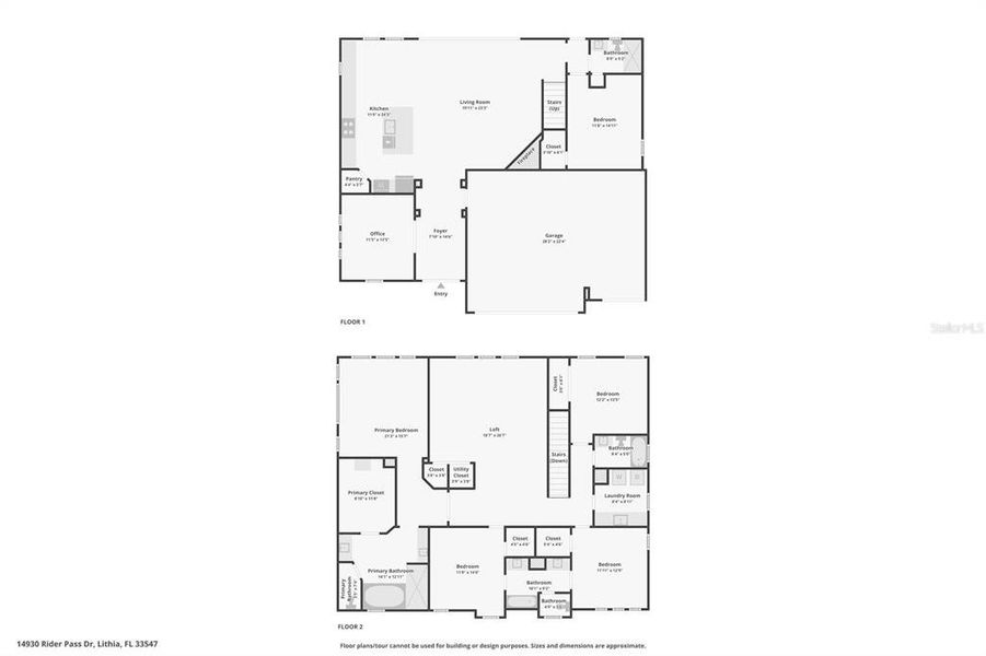2D floor plan layout of this home in Hawkstone, Lithia, FL (Image 5). 2D floor plan layout of this home in Hawkstone, Lithia, FL (Image 5).