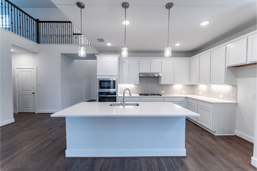 Furnished interior view inside a new home in Sunfield, Buda (Image 3).