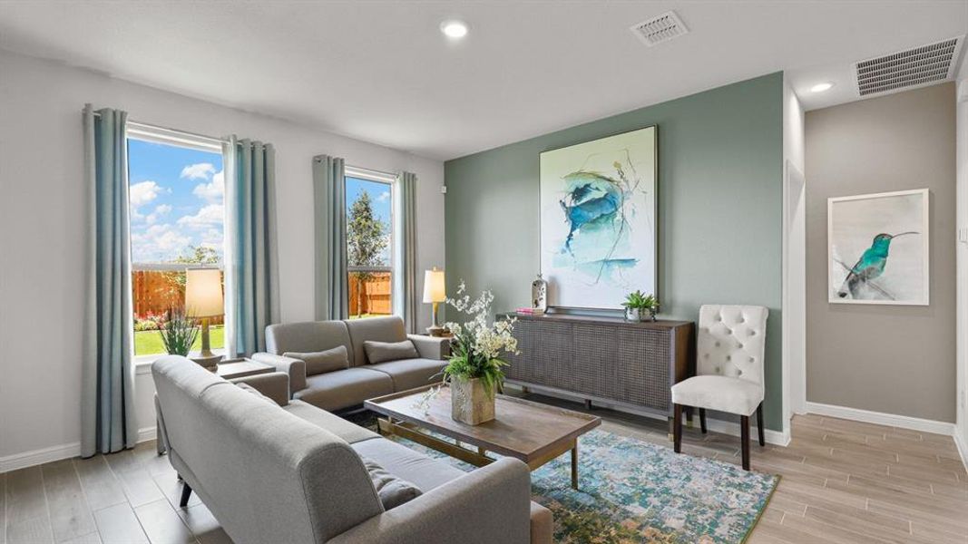 Furnished interior view inside a new home in Lankford Farms, Cleburne (Image 26).