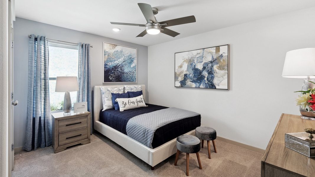 Representative furnished interior of a home built from the Kimbell by DRB Homes in Morningside, Josephine (Image 10).