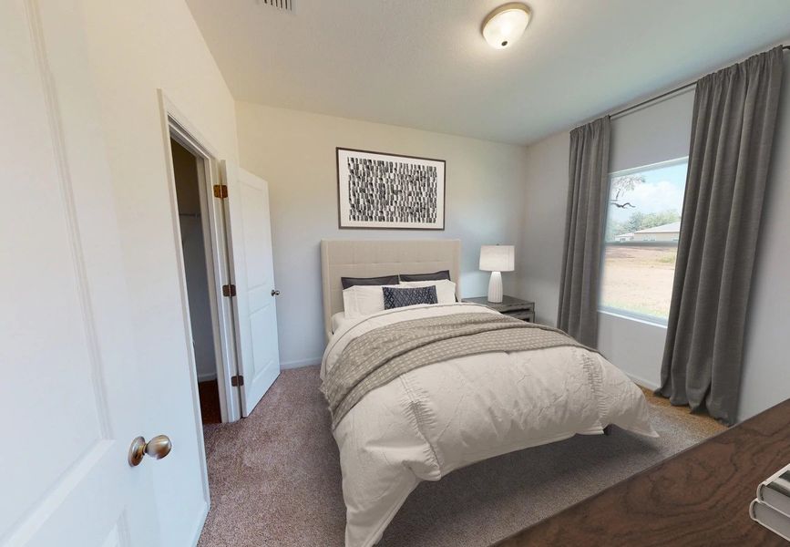 Representative furnished interior of a home built from the Catalina by Starlight Homes in The Meadows, Mebane (Image 9).