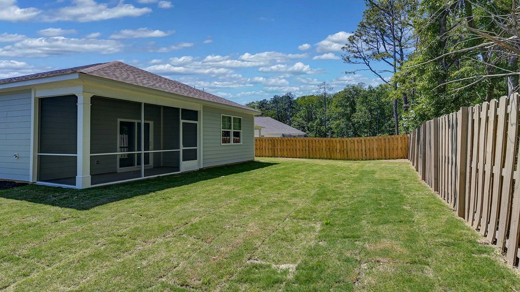 Exterior details and patio area of a home in Sease's Pond, Gilbert (Image 21).