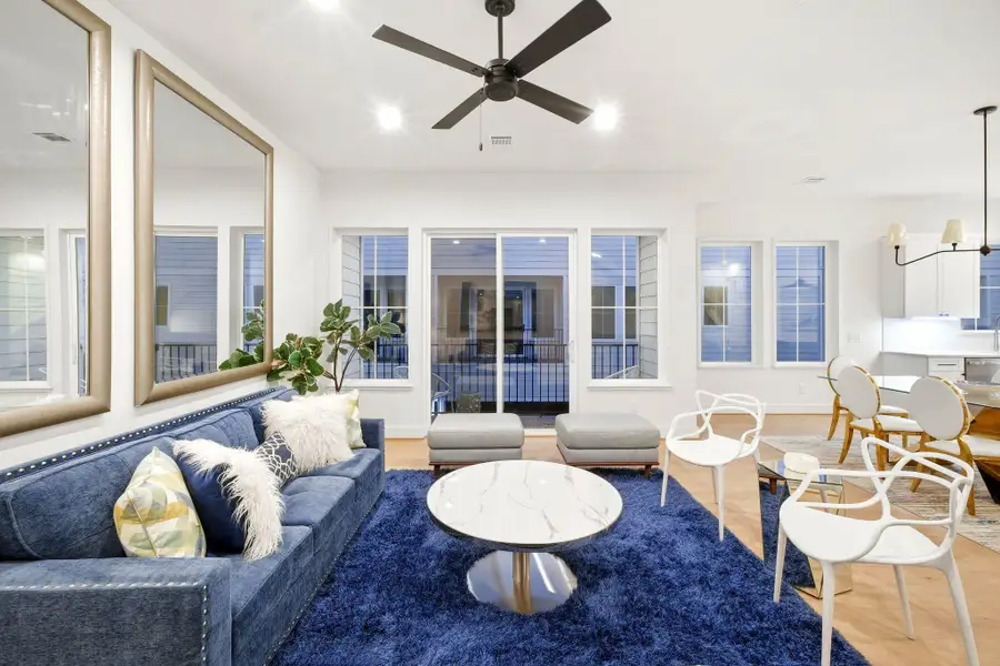 Furnished interior view inside a new home in , Houston (Image 11).