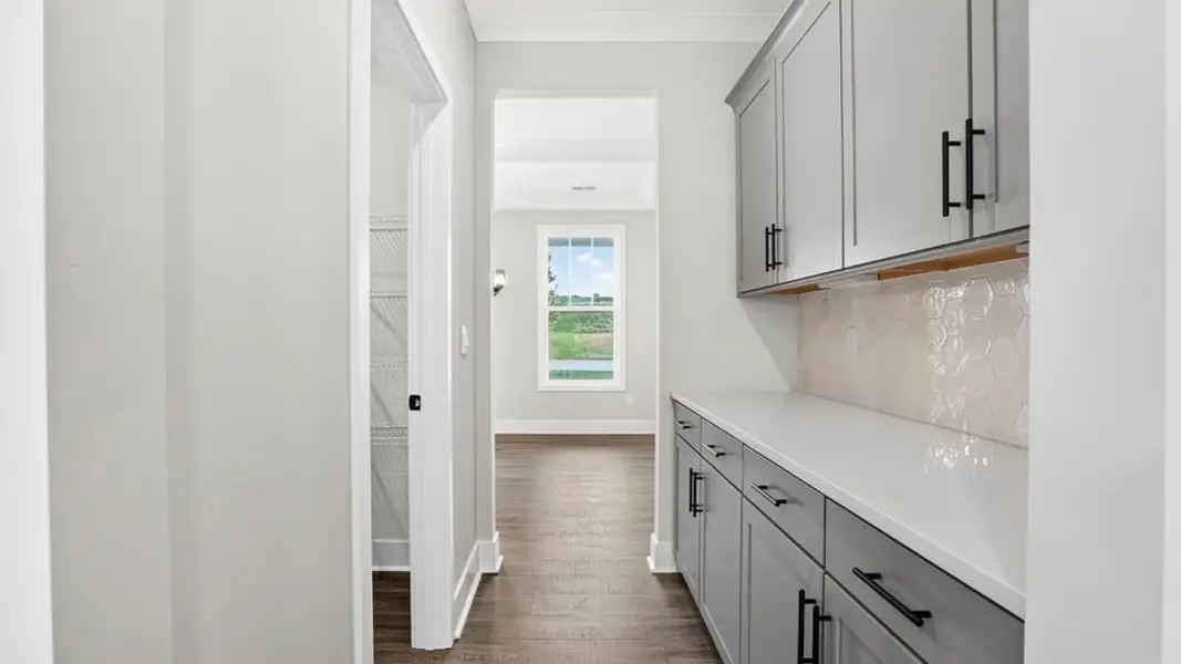 Furnished interior view inside a new home in Cottonwood Ridge, Piedmont (Image 12).