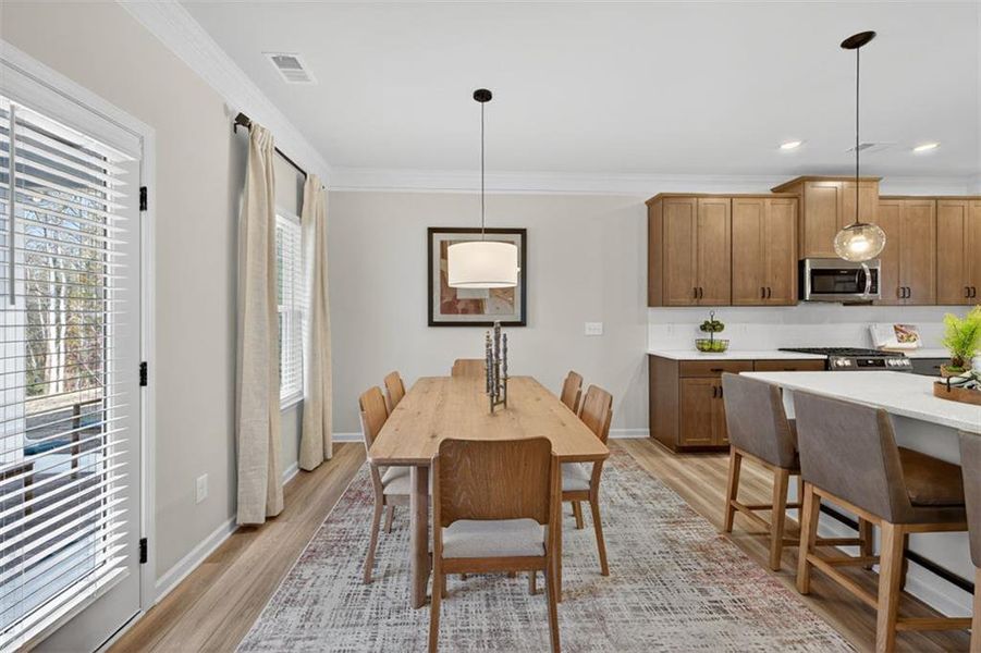 Furnished interior view inside a new home in Jones Ridge, Dallas (Image 25).