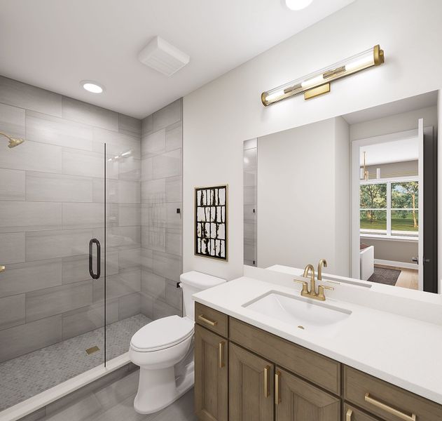 Representative furnished interior of a home built from the Bloom by Tri Pointe Homes in Ross Farms, Charlotte (Image 32).
