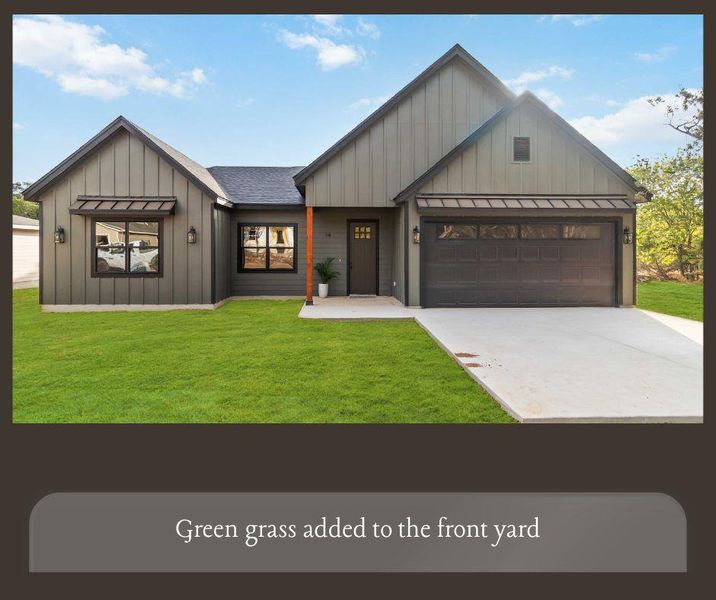 Green color added to the grass Green color added to the grass