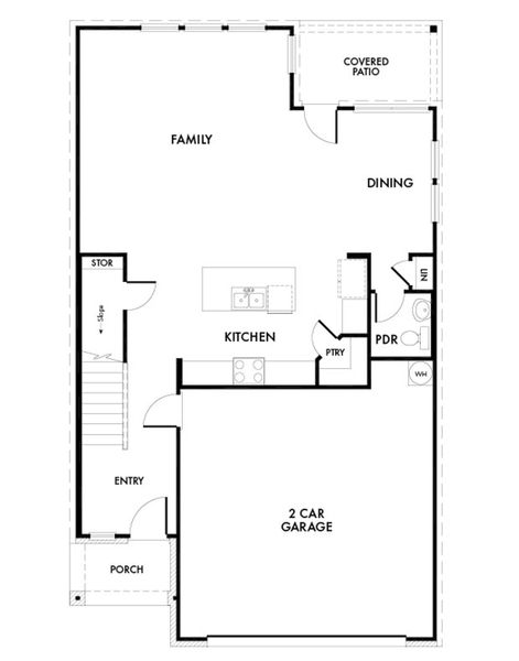2D floor plan layout for the Mulberry by Impression Homes in Creekside Ranch, Blue Ridge, TX (Image 3). 2D floor plan layout for the Mulberry by Impression Homes in Creekside Ranch, Blue Ridge, TX (Image 3).
