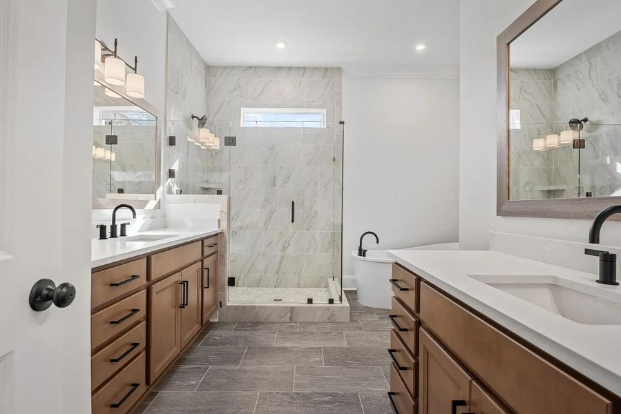 The Marshall C Primary Suite Bathroom