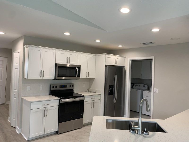 Kitchen to Laundry Room