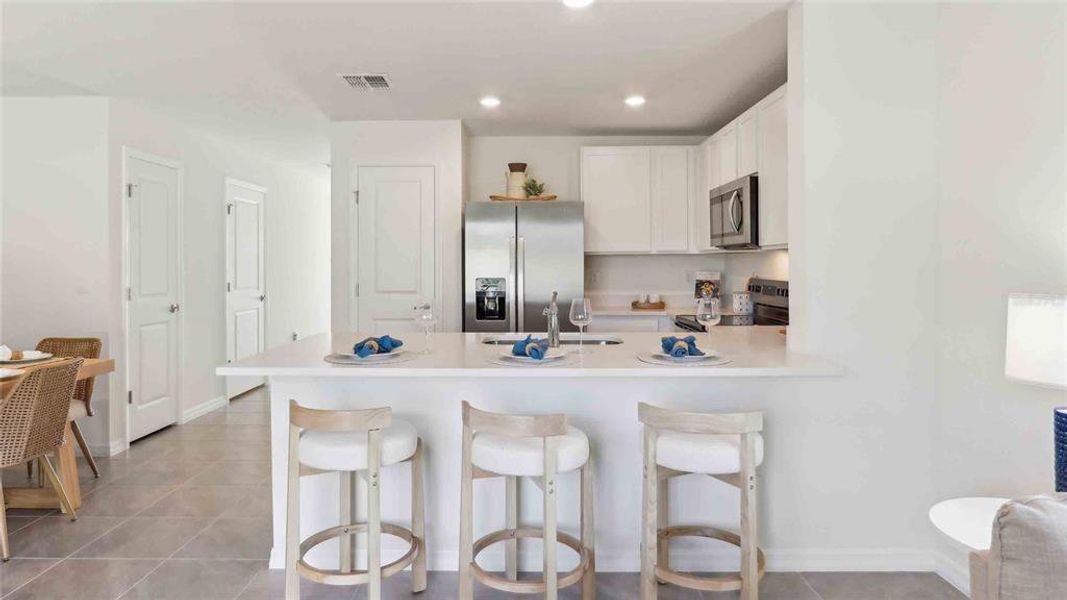 Furnished interior view inside a new home in The Towns at Laurel Commons, Ocala (Image 16).
