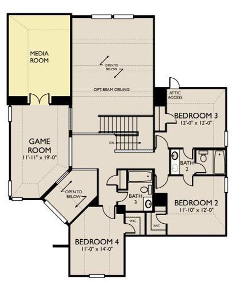 The Bridgeport Floor plan