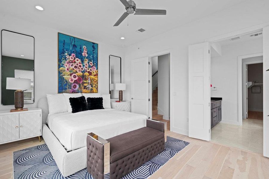 Furnished interior view inside a new home in , Austin (Image 15).