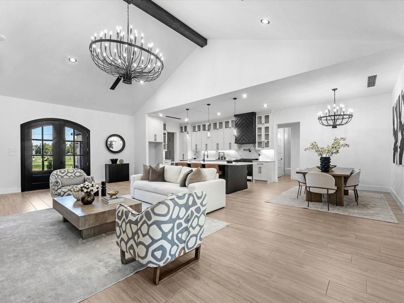 Furnished interior view inside a new home in , Dayton (Image 26).