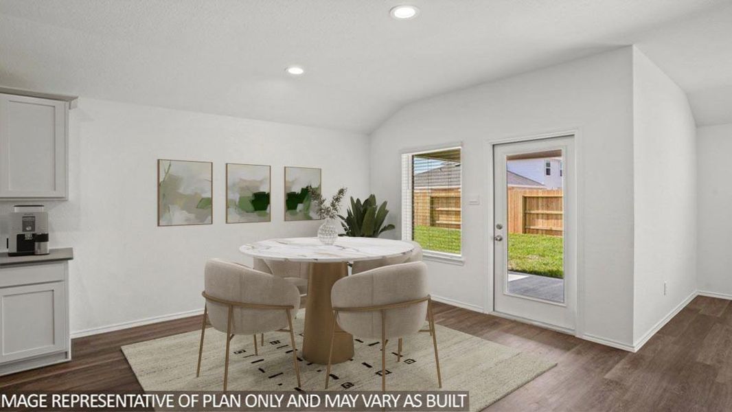 Furnished interior view inside a new home in Sunterra, Katy (Image 5).