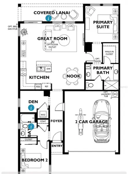 2D floor plan layout of this home in , Ocala, FL (Image 5).