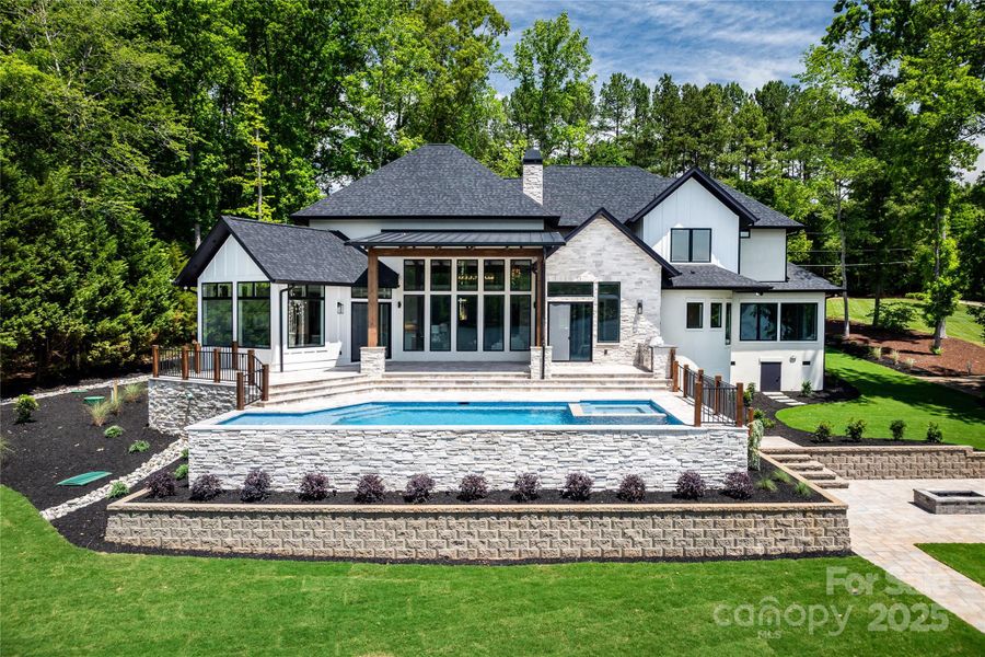 Front exterior of a new home in , Mooresville, NC, highlighting curb appeal (Image 23). Front exterior of a new home in , Mooresville, NC, highlighting curb appeal (Image 23).