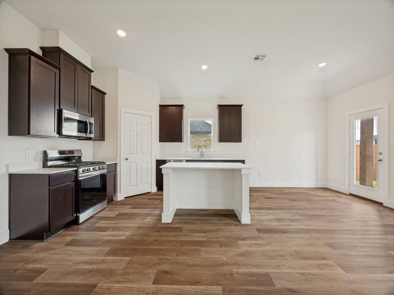 Furnished interior view inside a new home in Pebblebrook, Sherman (Image 4).