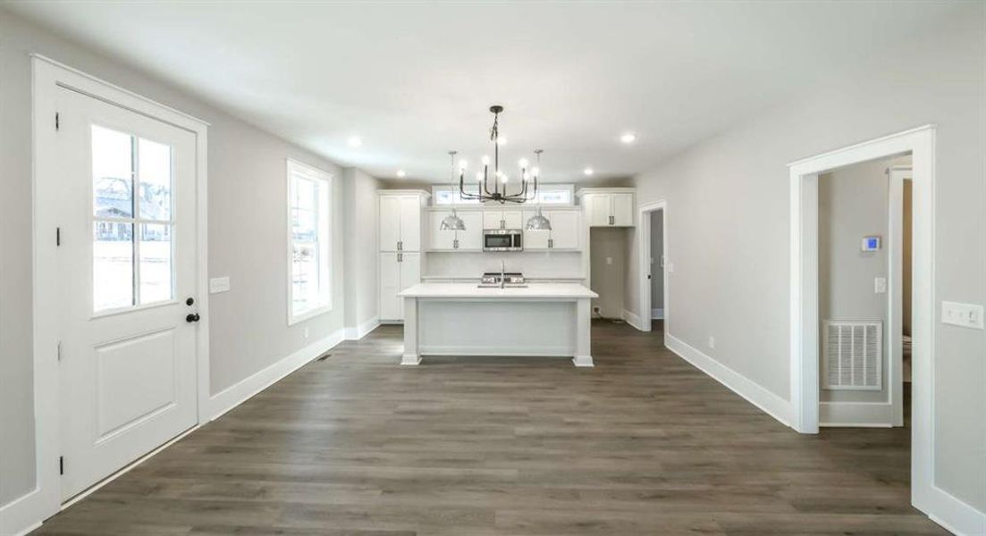 Spacious, unfurnished interior of a new home in , Bowdon (Image 20).