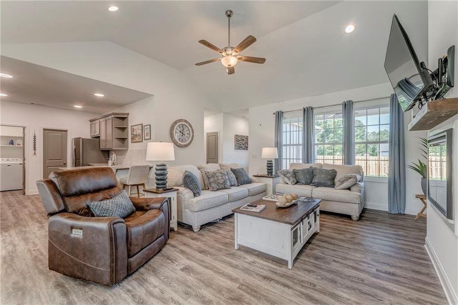 Furnished interior view inside a new home in , Cartersville (Image 5).