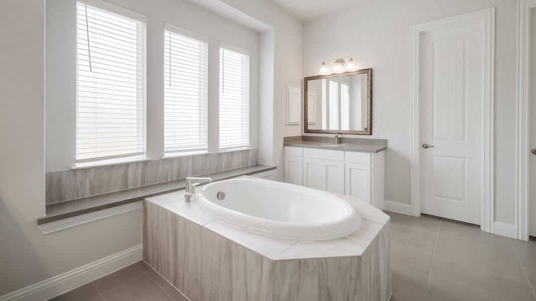 Representative furnished interior of a home built from the Cornell by DRB Homes in Brookewater, Rosenberg (Image 14).