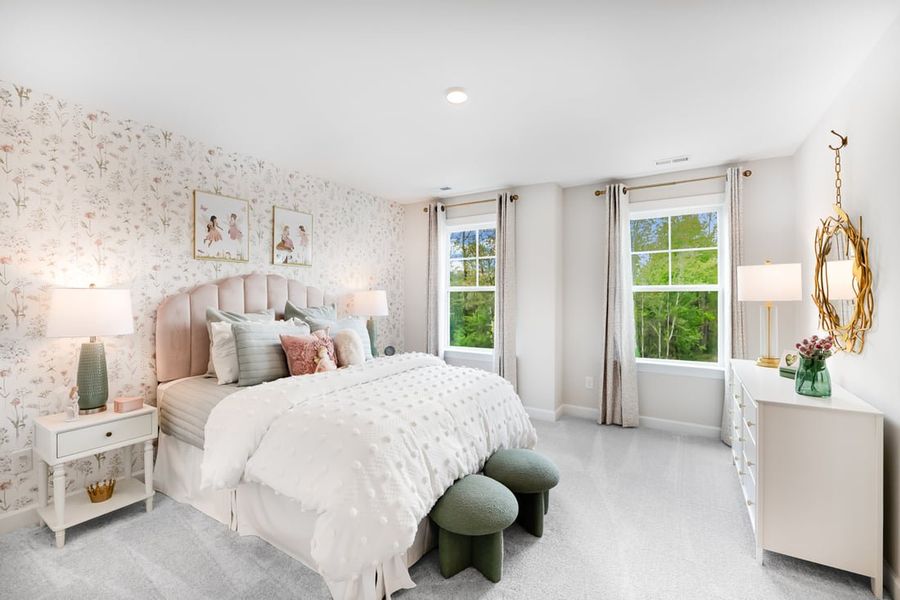 Representative furnished interior of a home built from the Wayland by Taylor Morrison in Hickory Grove, Sanford (Image 11).
