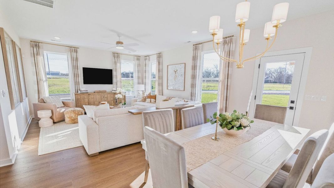 Furnished interior view inside a new home in Cottages of Bearwood, Mount Pleasant (Image 8).