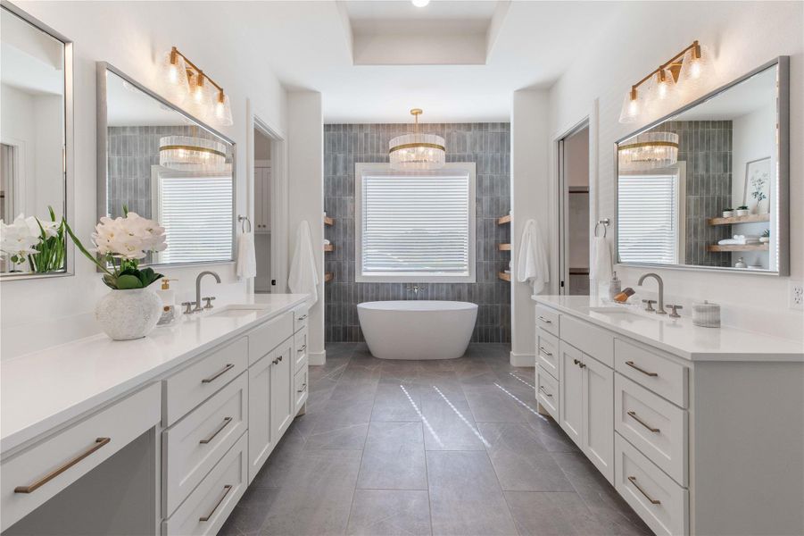 Furnished interior view inside a new home in , Bryan (Image 12).