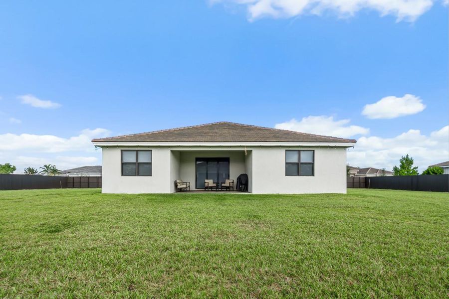 Exterior details and patio area of a home in , Homestead (Image 4). Exterior details and patio area of a home in , Homestead (Image 4).