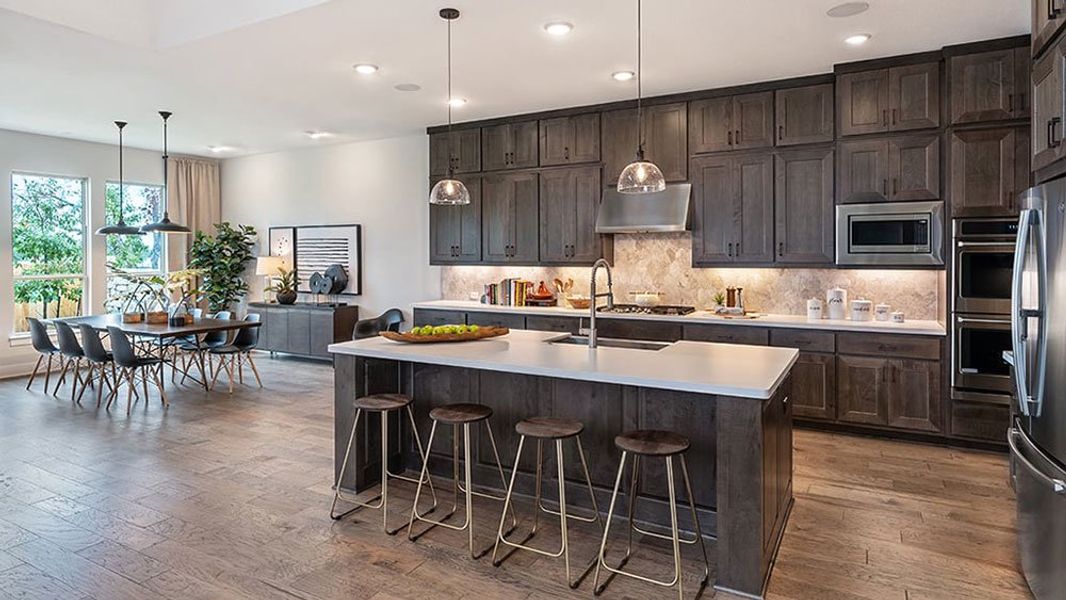 Representative furnished interior of a home built from the Concerto by Taylor Morrison in Travisso Florence Collection, Leander (Image 15). Representative furnished interior of a home built from the Concerto by Taylor Morrison in Travisso Florence Collection, Leander (Image 15).