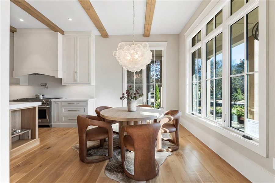 Furnished interior view inside a new home in , Alpharetta (Image 7).