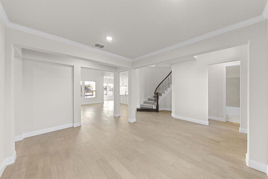 Representative unfurnished interior of a home built from the Arlington by Pacesetter Homes in Timberbrook, Justin (Image 20). Representative unfurnished interior of a home built from the Arlington by Pacesetter Homes in Timberbrook, Justin (Image 20).