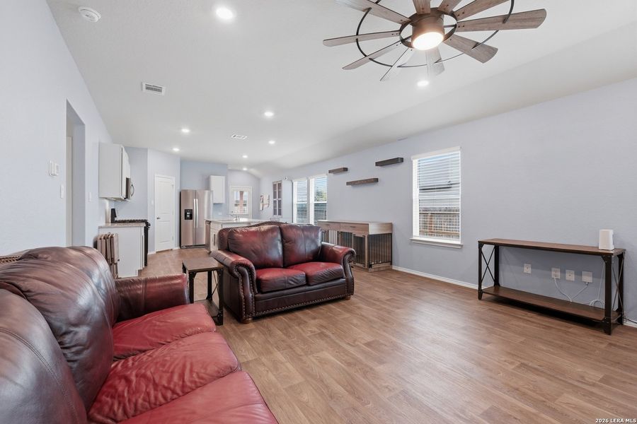Furnished interior view inside a new home in Preserve at Medina, Von Ormy (Image 25).
