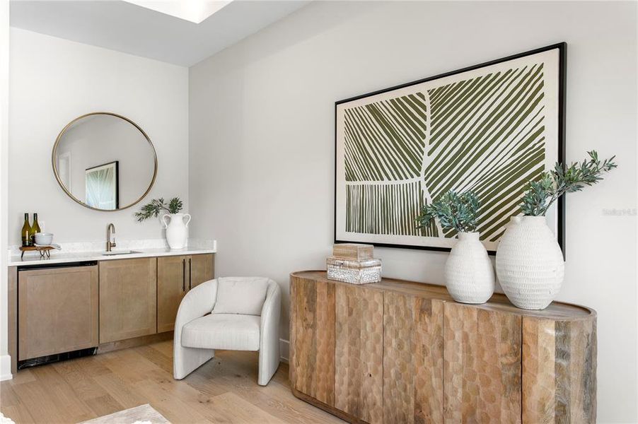 Furnished interior view inside a new home in , Tampa (Image 19).