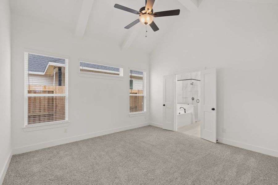 Representative unfurnished interior of a home built from the Pinehurst by Chesmar Homes in Riceland Alley Loads, Mont Belvieu (Image 22).
