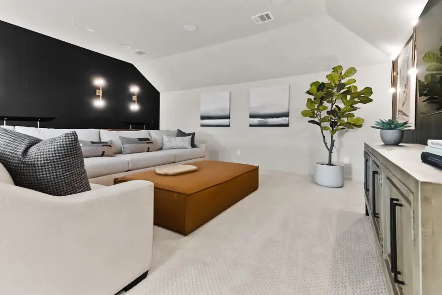 Furnished interior view inside a new home in Meadow Run, Melissa (Image 17).