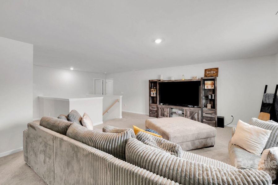 Furnished interior view inside a new home in Falls Cove at Lake Norman, Troutman (Image 36).