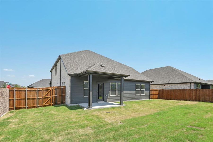 Front exterior of a new home in Windmore, Princeton, TX, highlighting curb appeal (Image 21).
