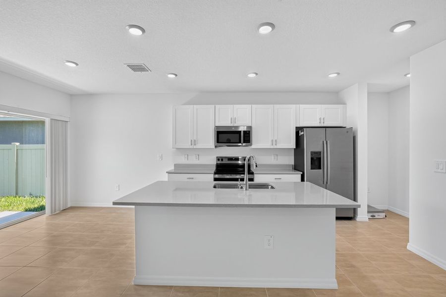 Furnished interior view inside a new home in Palm Wind, Hudson (Image 5).